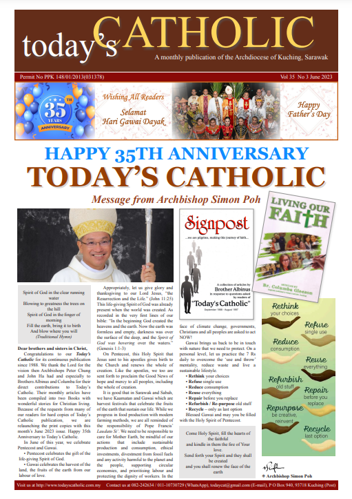 Today's Catholic Print Publication is now available from your parishes.